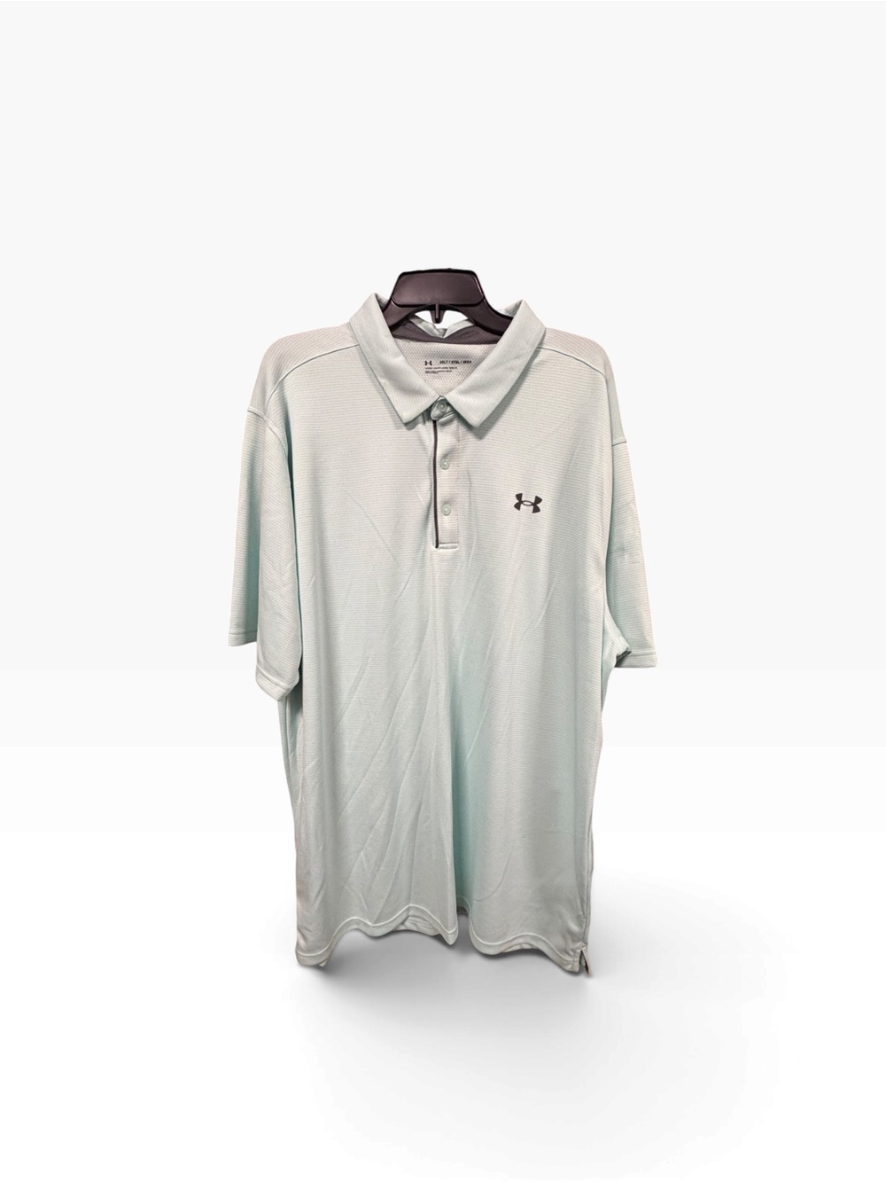 Under Armour Men’s 3XL Loose Fit Sea Blue Short Sleeve Performance Polo